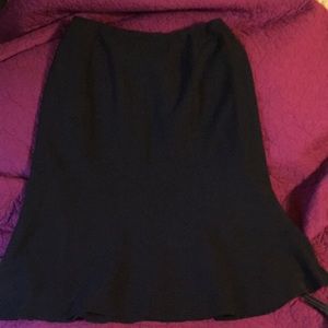 Size 12 black dress skirt.